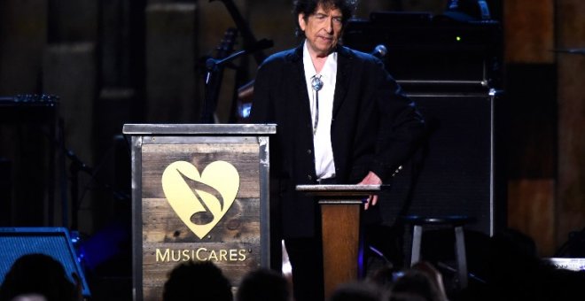 Bob Dylan en una imagen de febrero de 2015. - AFP