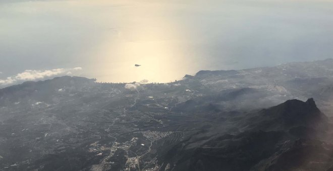 Isla de Benidorm vista desde el aire