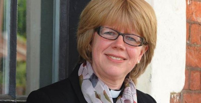 La nueva obispa de la Iglesia de Inglaterra Sarah Mullally. | EFE