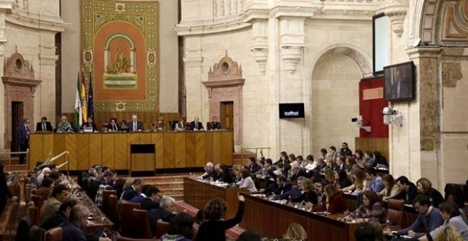 Pleno del Parlamento de Andalucía. E.P.