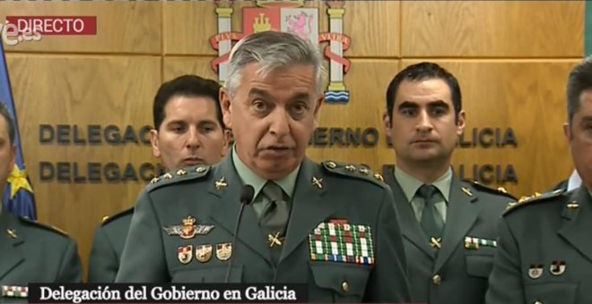 En dicha comparecencia han intervenido el coronel jefe de la Comandancia de A Coruña y el coronel jefe de la Unidad Central Operativa (UCO), junto con el delegado del Gobierno en Galicia.