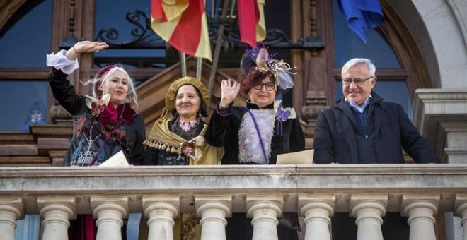 El alcalde de Valencia acoge a las Reinas Magas en su segundo desfile EFE
