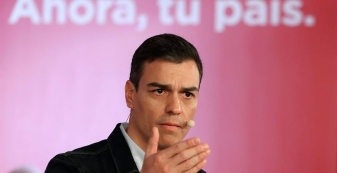 El secretario general, Pedro Sánchez.- EFE