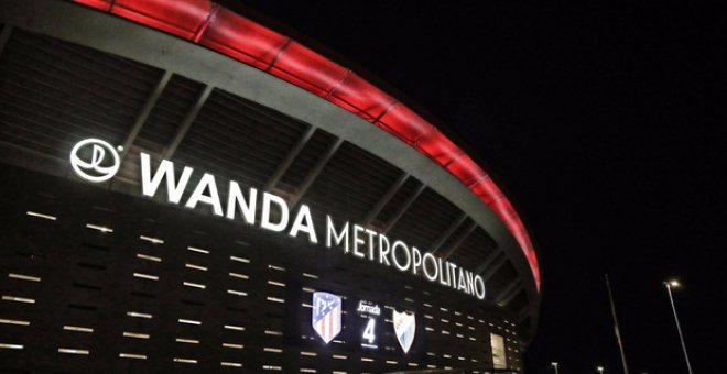 Fachada del estadio Wanda Metropolitano, casa del club Atlético de Madrid. / www.atleticodemadrid.com