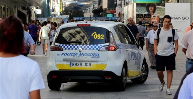 Imagen de archivo de un coche de la Policía Municipal de Madrid. - EUROPA PRESS