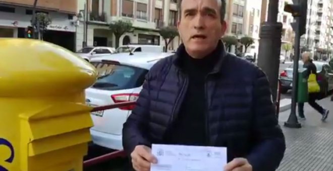 Javier Granda, exsecretario general de UGT en La Rioja, anima a que los pensionistas protesten por la "mierda" de subida de las pensiones.