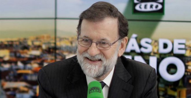 Rajoy, durante la entrevista en Onda Cero. | EFE