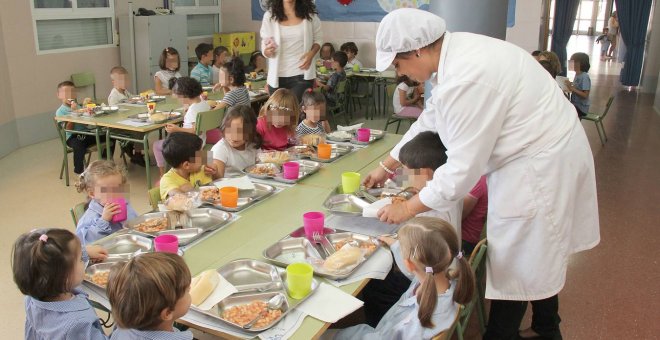 Imagen de un comedor escolar.