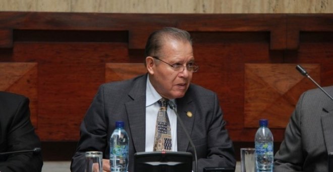 El expresidente y exmagistrado de la Corte Suprema de Justicia de Guatemala, José Arturo Sierra.
