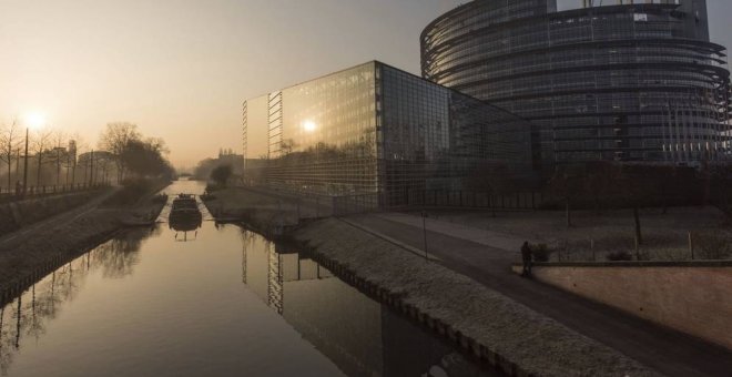 Vista general de la sede del Parlamento Europeo en Estrasburgo. / EFE