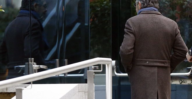 El exconsejero madrileño, exdirigente del PP y presunto cabecilla de la trama Púnica, Francisco Granados, entrando en la sede de la Audiencia Nacional.EFE/J.P. Gandul