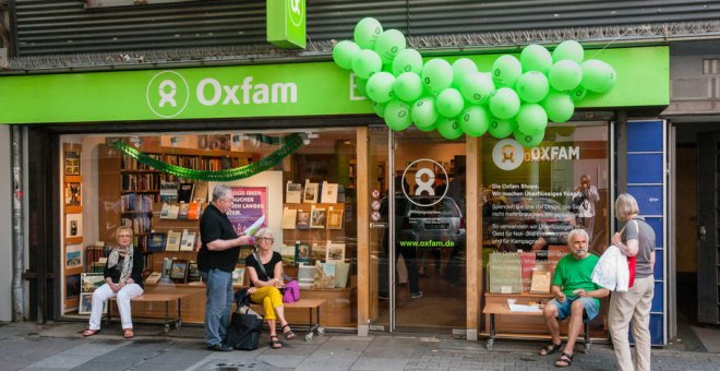 Una tienda de la ONG Oxfam.