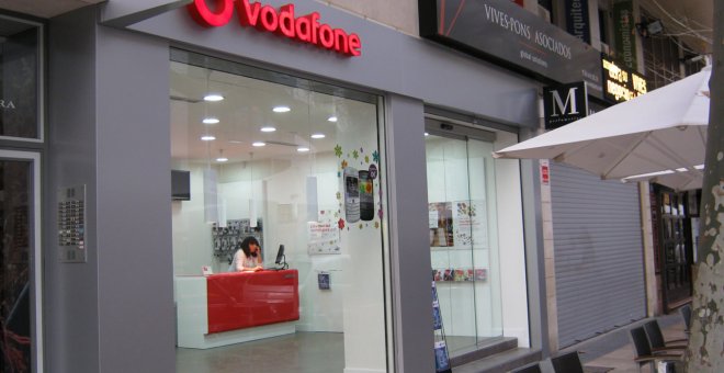 Una tienda de Vodafone. EFE/Archivo