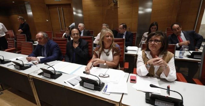 Comisión de Investigación sobre la financiación de los partidos en el Senado. EUROPA PRESS