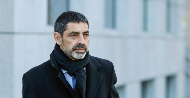 El exjefe de los Mossos d'Esquadra Josep Lluis Trapero a su llegada a la Audiencia Nacional. - EFE