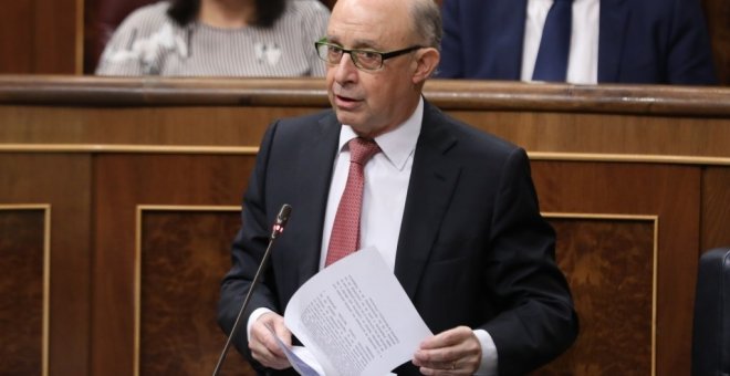 El ministro de Hacienda y Función Pública, Cristóbal Montoro. / Europa Press