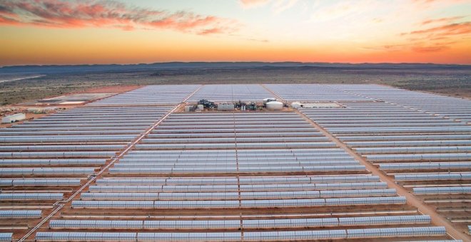 Planta termosolar construida por Acciona y Sener en Sudáfrica E.P.