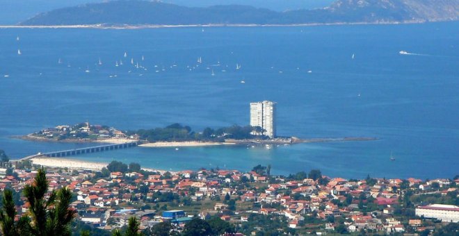 Vista de la isla de Toralla. WIKIPEDIA