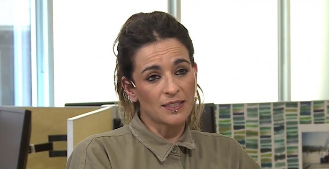 La artista Bebe, durante una entrevista con La Nación. / lanacion.com