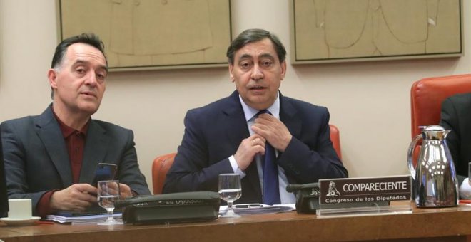 El fiscal general del Estado, Julián Sánchez Melgar, durante su comparecencia ante la Comisión de Justicia del Congreso EFE/Zipi