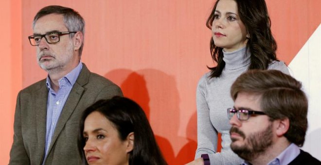 Los dirigentes de Ciudadanos, José Manuel Villegas, Begoña Villacís, Inés Arrimadas y Fran Hervías / Foto de archivo - EFE