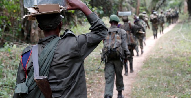 Miembros de las Fuerzas Armadas congoleñas. REUTERS/Archivo