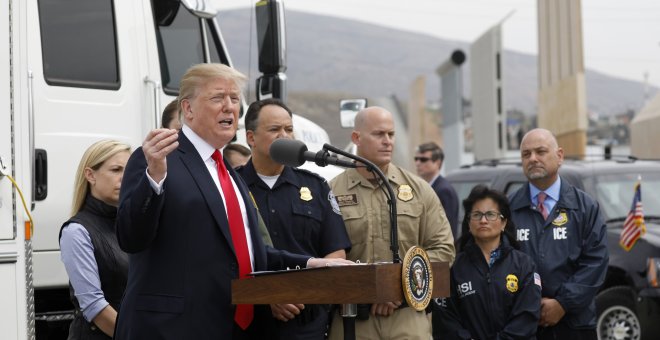 Trump viaja a California para supervisar los prototipos de muro. REUTERS/Kevin Lamarque