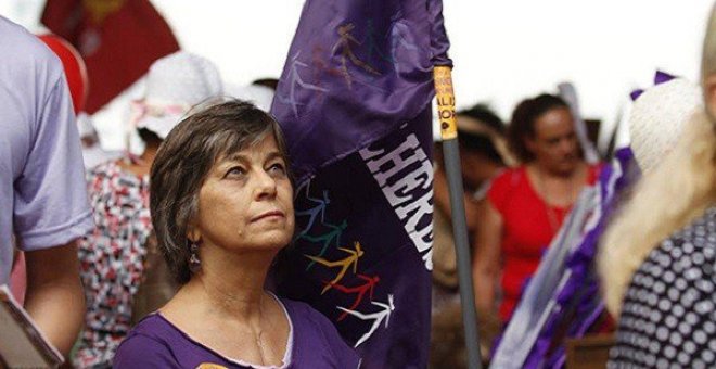 La dirigente feminista brasileña Nalu Faria