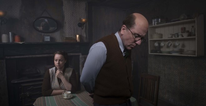 Un fotograma de la serie Rillington Place.