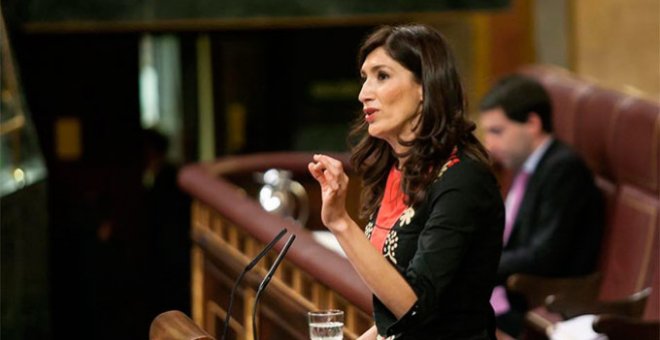 La diputada del PP, Silvia Heredia, en una intervención en la tribuna del Congreso.