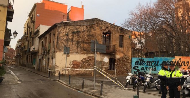 L'Ateneu Popular de Sarrià, després de l'incendi. @APSarrià