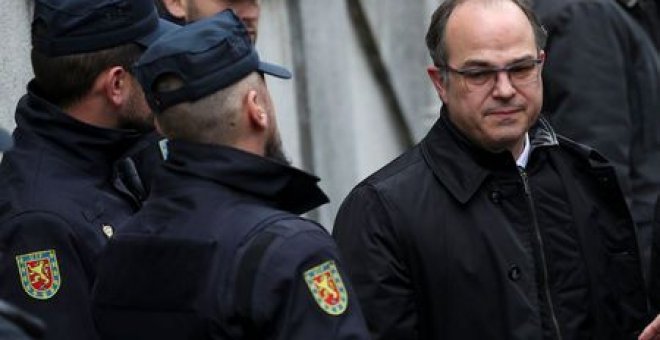 Jordi Turull ante las puertas del Tribunal Supremo. REUTERS/Susana Vera