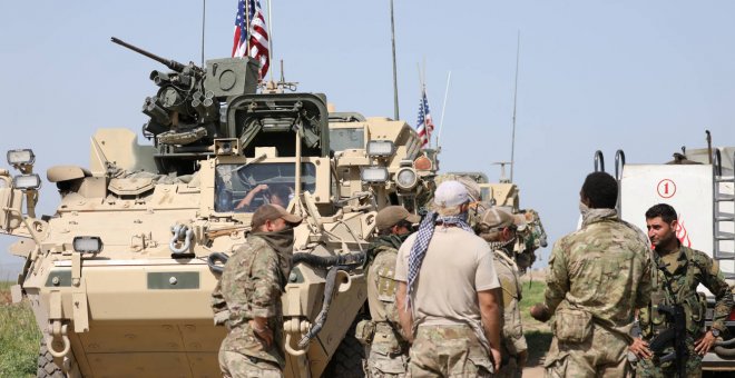 Tropas estadounidenses en Siria. REUTERS