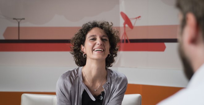 Marina Garcés, entrevistada al programa 'La Klau Crítica' per Sergi Picazo. | Joel Kashila.