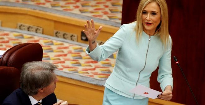 La presidenta de la Comunidad de Madrid, Cristina Cifuentes.- EFE