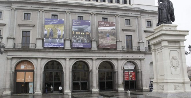 Fachada del Teatro Real de Madrid.- EFE