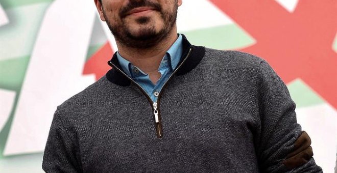 El coordinador general de IU, Alberto Garzón. - EFE