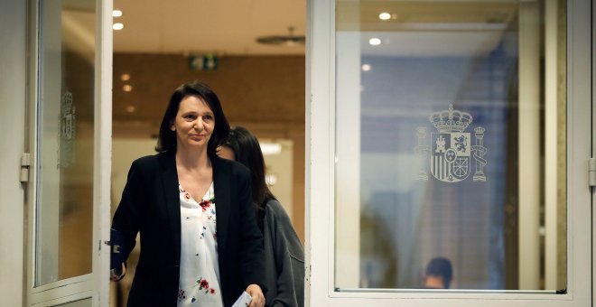 La diputada de Podemos Carolina Bescansa, en el Congreso. EFE/Emilio Naranjo