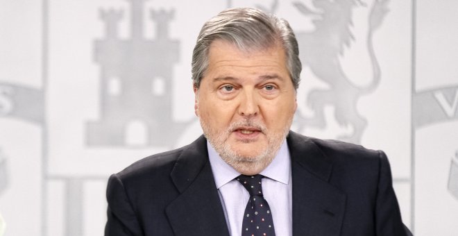 El ministre portaveu, Íñigo Méndez de Vigo, en la roda de premsa posterior al Consell de Ministres. | La Moncloa.