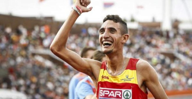 Ilias Fifa, campeón de Europa de los 5.000 metros. EFE/Archivo