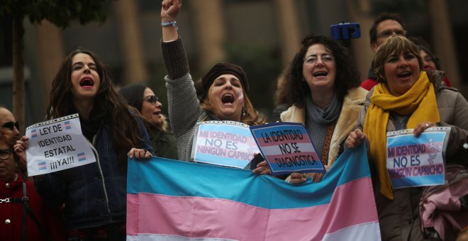 Manifestación en favor de los derechos de las personas transgénero. REUTERS/Archivo