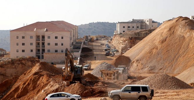 Asentamiento judío de Beitar Ilit, en Cisjordania. - REUTERS