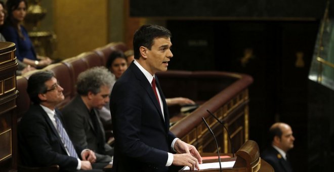 Pedro Sanchez en el Congreso/EFE