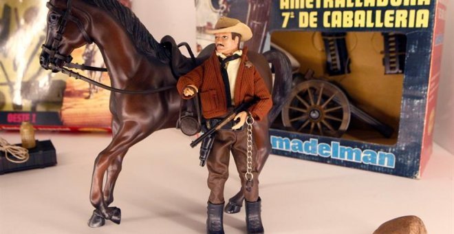 El Museo Nacional de Antropología presenta 'Aún lo pueden todo: 50 años de Madelman', una mirada de José Manuel Cortés a uno de los juguetes más carismáticos de producción española de los años 70. EFE