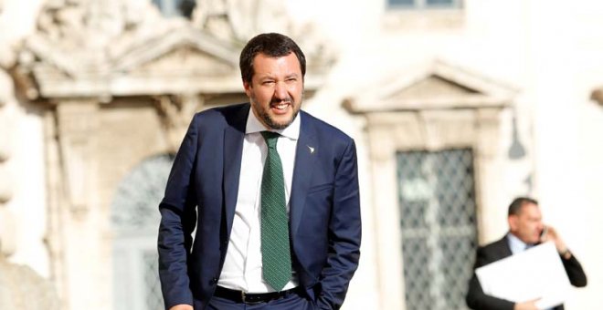 El ministro del Interior del nuevo Gobierno italiano, en una foto del pasado 1 de junio de 2018. (REMO CASILLI | REUTERS)