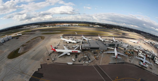Vista general del aeropuerto londinense de Heathrow , en el oeste de la capital británica. REUTERS/Stefan Wermuth
