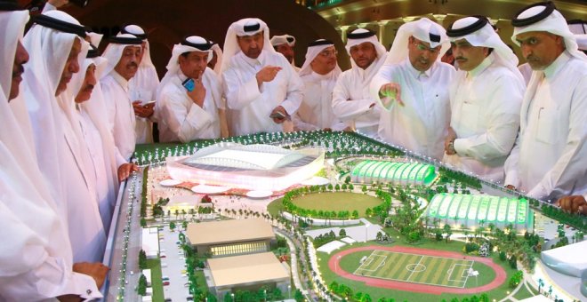 Maqueta del estadio Al Rayyan de Catar 2022 / @Loc Web de la Fifa
