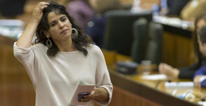 La secretaria general de Podemos en Andalucía, Teresa Rodríguez. - EFE