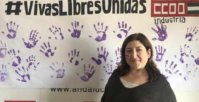 Pastora Cordero, Secretaria de Igualdad de la Federación de Industria de Andalucía de CCOO