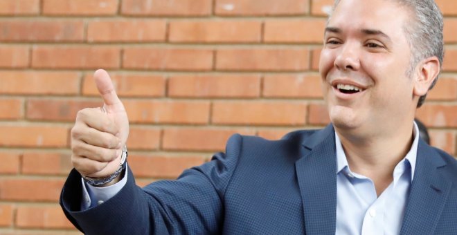 El candidato del Centro Democrático, Iván Duque, elegido presidente de Colombia. -REUTERS